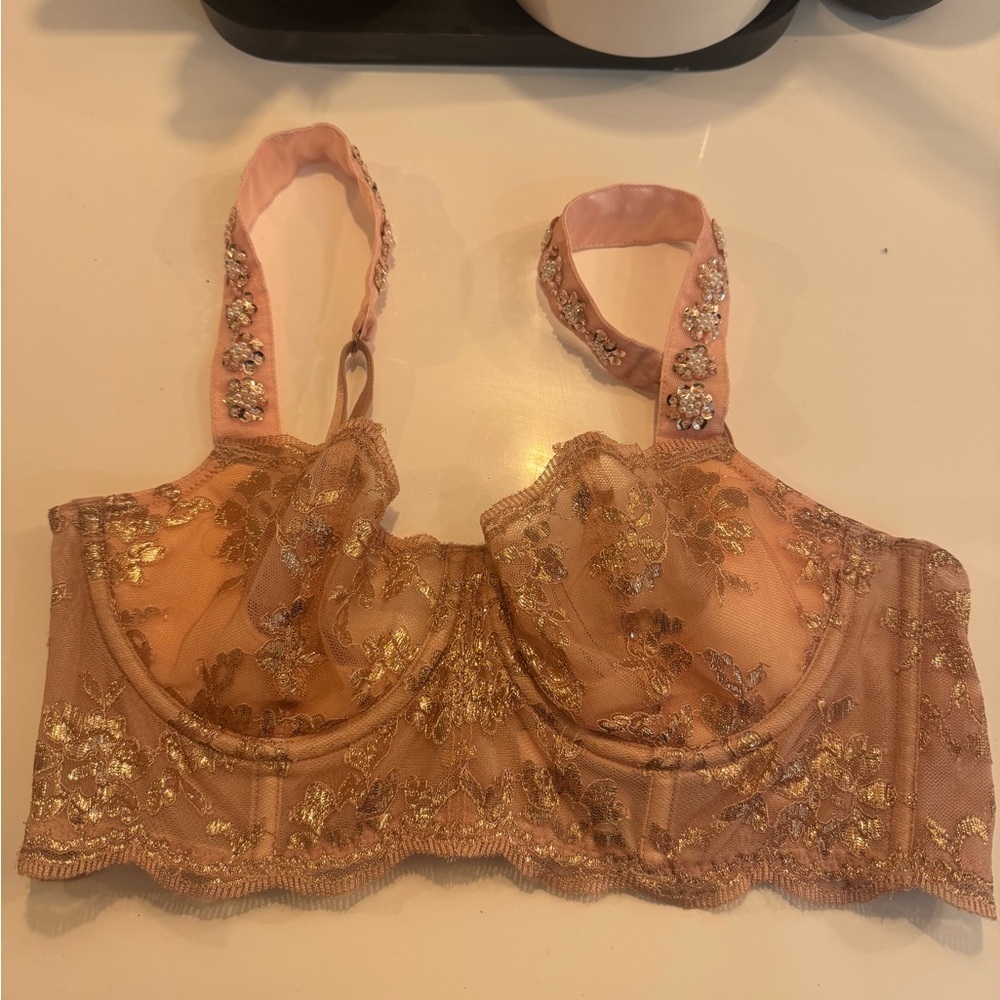 Embellished Lace Bralette